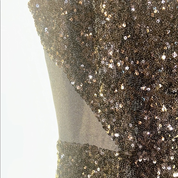 Bebe Black Sequin Mini Dress - Picture 3 of 6